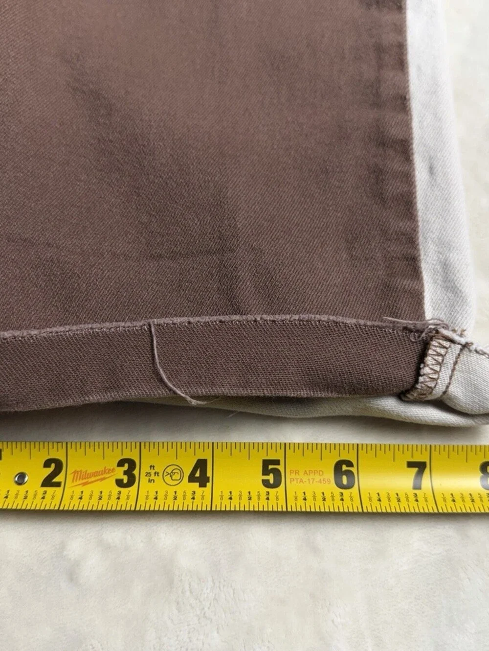 Hollister Colorblock Patchwork Jeans Womens 5S W27 L29 Ultra High Rise Dad Brown